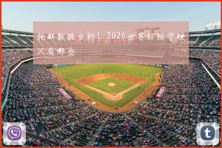 抢断数据分析!2026世界杯防守硬汉有哪些